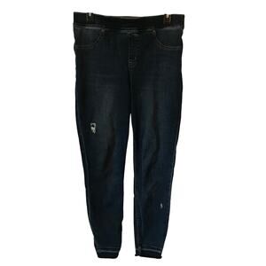SPANX Dark Wash Wide Leg Jeggings